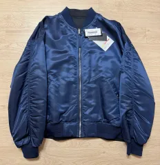 JILLSTUART NEWYORK(ジルスチュアートニューヨーク) MA-1ジャケット ブルゾン M 105 ネイビー 790,000ウォン