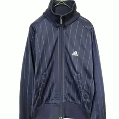 アディダス　トラックジャケット　レディースM　美品　紫　ストライプ柄　2003年　Y2K