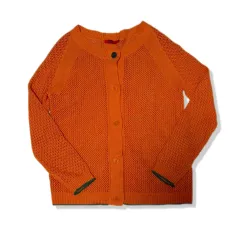 オイルリリー クロシェカーディガン m