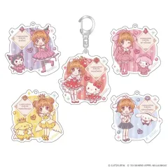 カードキャプターさくら Sanrio コラボ アクリルキーホルダー 5個 フルセット まとめ