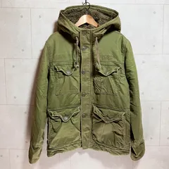 Abercrombie&Fitch アバクロ WILCOX JACKET ボア ミリタリージャケット アウター S カーキ メンズ SG397-3
