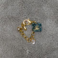 ハンドメイド ドライフラワー イニシャル チャーム 『S』