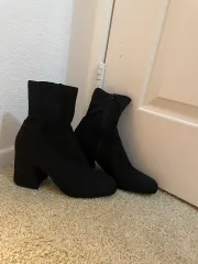 Steve Madden(スティーブマデン) アンクルブーツ ソックスブーツ 240 245 ブラック ブーツ アンクルブーツ ウォーカーブーツ ZARA ザラ