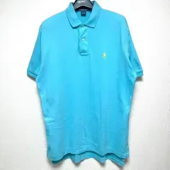 S 90 POLO RALPH LAUREN カラーTシャツ 半袖Tシャツ ブルー