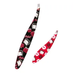 Betty Boop　ベティちゃん　ピンセット　2個セット　赤　黒　レッド　ブラック　ベティブープ　メイク用品　可愛い　アメコミ　キャラクター　平成　レトロ　ギフト　プレゼント　海外雑貨のサムネイル