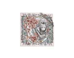 ディオール スカーフ ラ フォース スターシップ スクエア 90 スカーフ シルク ツイル ローズ ドゥ バン