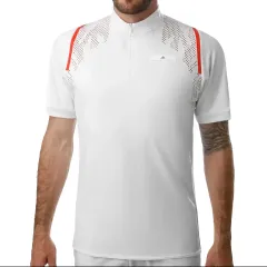 (XL) アディダス STELLA McCARTNEY ステラ マッカートニー 半袖 ジッパー ジップアップ Tシャツ ランニング テニス ジム