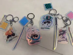 鬼滅の刃 アクリルキーホルダー 4個 まとめ セブンイレブン