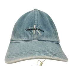 カルバンクラインジーンズ Calvin Klein Jeans ロゴ刺繍 6パネル デニムキャップ レディース 表記無 