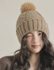 無地ボンボン帽子 1 (17CM) (5COLOR)