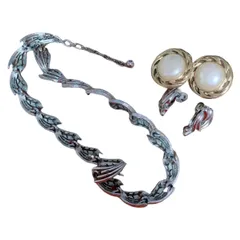 RE277 【まとめ売り】TRIFARI トリファリ　Monet　モネ　イヤリング　ネックレス　ゴールド　シルバー　レディース　レトロ　オシャレ