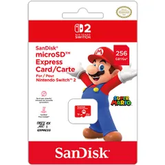 【新品/在庫あり】[ニンテンドースイッチ2周辺機器] 任天堂ライセンス商品 サンディスク マイクロSDエクスプレスカード 256GB [BEE-A-SD01A]