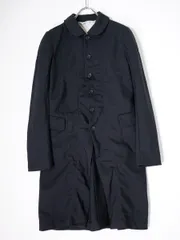 コムデギャルソン 丸襟 コート AD2011 XS ブラック トリココムデギャルソン丸襟コート