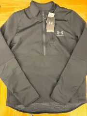 M アンダーアーマー フリース ハーフジップ ブラック