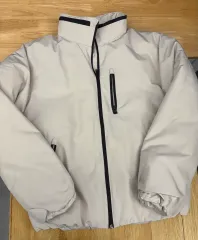 M アンダーアーマー ベージュ ダックダウン ダウン