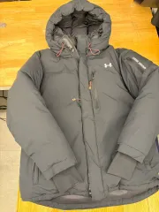 L アンダーアーマー ダックダウン ダウン ブラック