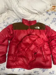 THE NORTH FACE ザノースフェイス ヌプシ ダウン 700 レッド/ブラウン