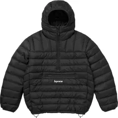 Supreme ハーフジップジャケット ブラック Supreme ハーフジップ ナイロンジャケット L ブラック Supreme ハーフ