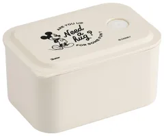 スケーター(Skater) 弁当箱 ミニ容器 1段 320ml 蓋をしたままレンジ対応 ランチケース ランチボックス ディズニー ミッキーマウス PL32B