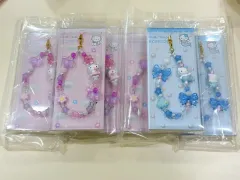 ハローキティ ビーズ 携帯ストラップ キーホルダー 日本直輸入