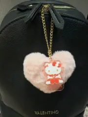 ハローキティ 当たりくじ) ハローキティ ハート チャームキーホルダー