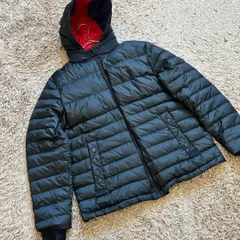 TOMMY HILFIGER フード付き ダウンジャケット XL ブラック 軽量 防寒 定番 人気 Re:Wear シェノン