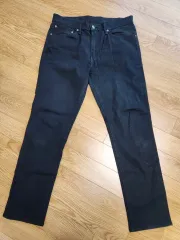 リーバイス 511 ブラック デニム パンツ - 34