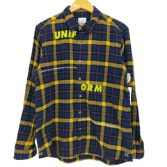 ユニフォームエクスペリメント uniform experiment STAR PHILOSOPHY OVER PRINT FLANNEL CHECK B.D SHIRT メンズ  4