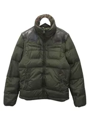 ディーゼル DIESEL 2WAY ダウンジャケット ダウンベスト M グリーン ジップアップ アウター