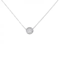 ヴァンドーム ダイヤモンド ネックレス 0.121CT