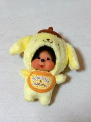 希少レア　サンリオ　モンチッチ　ポムポムプリン　ぬいぐるみ　紙タグあり 希少レア サンリオ モンチッチ ポムポムプリン ぬいぐるみ 紙タグあり
