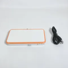 【動作品】Newニンテンドー2DS LL ホワイト×オレンジ