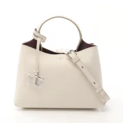 トッズ TOD'S ハンドバッグ Tタイムレス マイクロ XBWAPAEL000QRI9P09 ホワイト レザー バックマイクロ レディース 新品