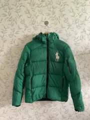 ポロ ラルフローレン グリーン ダウン アウター