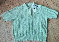 トップテン クロシェ カラ ニット 2点