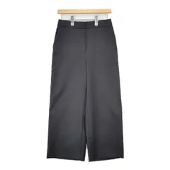 BALLSEY パウダリーストレッチツイル セミワイドパンツ 定価17600円 スラックス パンツ 24SS グレー レディース ボールジー【中古】5-1215G∞