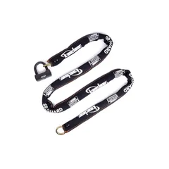 Kaedear(カエディア) バイク ロック チェーンロック 鍵 パッドロック 長さ2500mm スクエアチェーン 9mm 高耐久 SPキーシリンダー 盗難防止 キー 紛失 複製サービス SP-GUARD KDR-LK2S-2500 (2500mm)