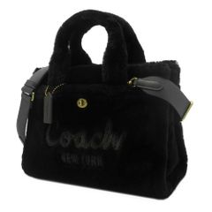 可愛い☆新品☆COACH☆シアリング☆トート☆カーゴ☆34☆ファー 