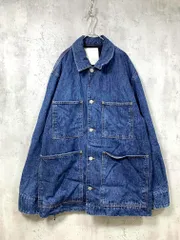 STUDIO NICHOLSON×ZARA スタジオニコルソン×ザラ 2553/364/400 定価22900円 カバーオール デニム ジャケット sizeM/青 ■■◎メンズ