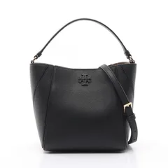 トリーバーチ Tory Burch ハンドバッグ McGraw Bag 158500001 ブラック レザー マックグロー スモールバケットバッグ レディース 新品
