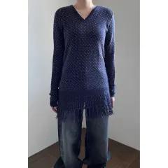 メゾンミハラヤスヒロ フリンジ ニット