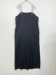 Bonjour Sagan ボンジュールサガン 99-000257 リネン混ロープ サロペット オーバーオール sizeF/黒 ■■レディース