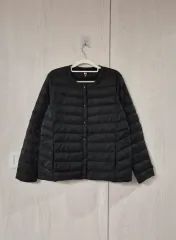 ブラック 軽量 ダウン ジャケット XXL