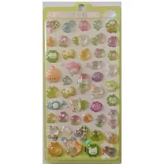 loong 3dシール 実心 立体シール ぷくぷくぷっくり かわいい 1枚セット 立体 おしゃれ デコシール ごほうび 子供 貼り付け可能 贈り物 手帳 携帯 DIY用 手帳用 貼り付け可能 女の子（009） 0