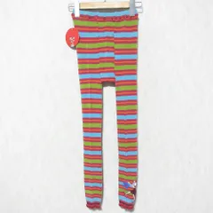 未使用 OLLEBOREBLA オレボレブラ アルベロベロ ぶたさん ボーダーニットレギンス 866634 マルチカラー レディース 古着 中古 USED