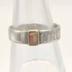 寛*商様 TRUSSARDI トラサルディ　リング　シルバー925S &K18 TRUSSARDI トラサルディ シルバー925 sterling スターリング K18