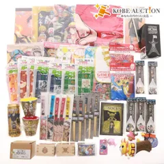 ■ ワンピース グッズ 大量セット まとめ売り タンブラー ペン ハンカチ Tシャツ コップ ライト 箸 クリアファイル 等 未開封 未使用含む