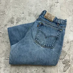 90s　メキシコ製　Levi's　リーバイス　540　ボトムス　デニムパンツ　古着　ライトインディゴ　水色　W34 L30