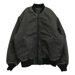 MAISON SPECIAL メゾンスペシャル TA7222-9001 × ALPHA INDUSTRIES アルファ インダストリーズ MA-1 SCRATCH CORE SPEC リバーシブル フライト ボンバージャケット ダークグレー系 M【中古】