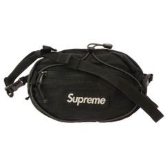 Supreme メッシュ ショルダーバッグ ブラック - メルカリ